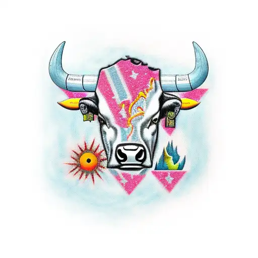 cattle brand texas tattoo design idea