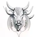 cattle brand texas tattoo design idea