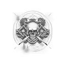 trust no one tattoo tattoo design idea