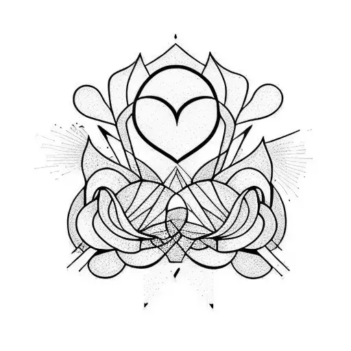 love alone tattoo design idea