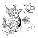 dodo bird tattoo design idea