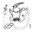 dodo bird tattoo design idea
