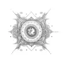 nirvana mental peace tattoo design idea