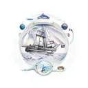 Scales representing law blended with ship wheel representing maritime  tattoo design idea