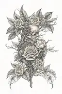 anatomy and nature inspired tattoo tattoo design idea