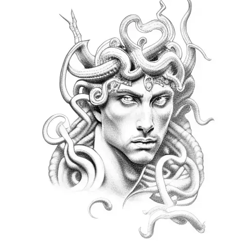 Medusa design I just finished for a client this week, so excited to tattoo  it! : r/TattooDesigns