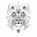 EMS Lion Paramedic tattoo design idea