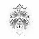 EMS Lion Paramedic tattoo design idea