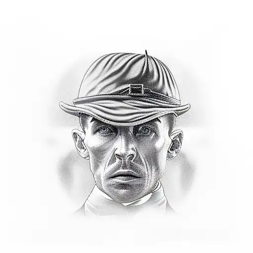 peaky blinders e metraladoras tattoo design idea