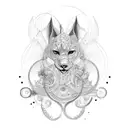 heartbeat lines in mrunali name tattoo design idea