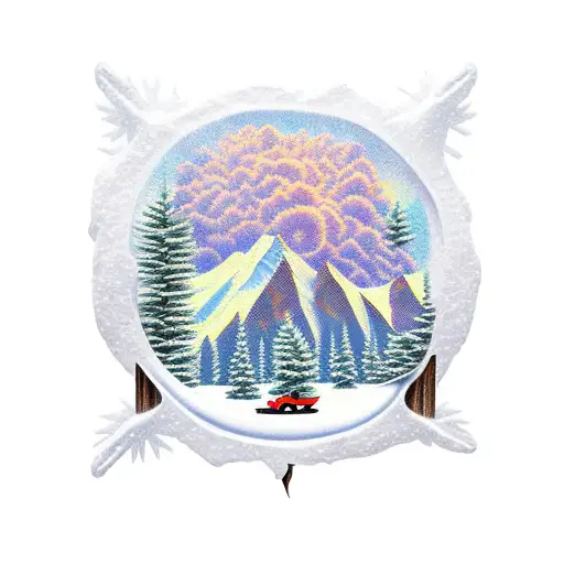 Idaho, snowflake, chainsaw, wildfire, mountain bike, Boise, skiing tattoo design idea