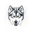 cerberus husky tattoo design idea