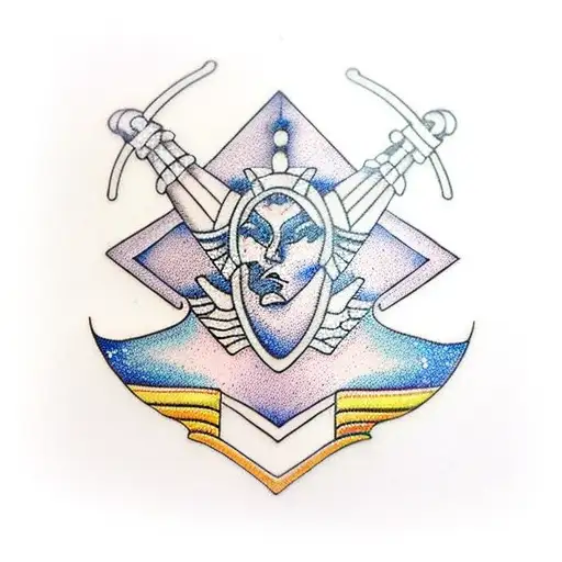 sagittarius fingerprint tattoo tattoo design idea