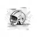 race track tattoo design idea