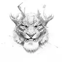 brutal scratches tattoo design idea