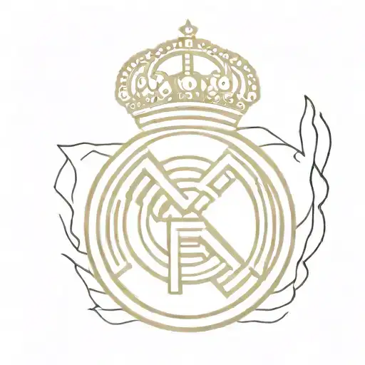 Real madrid logo tattoo design idea