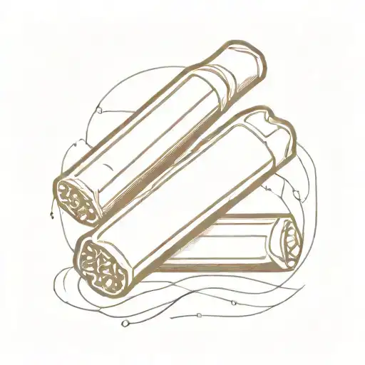 animated muscular chocolate bar tattoo design idea