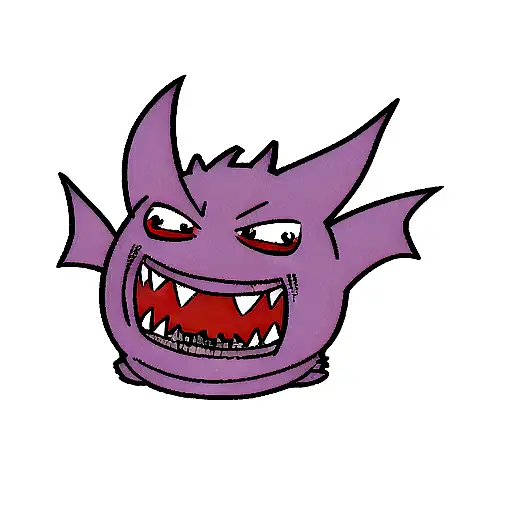 gengar tattoo design idea