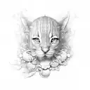 newborn tattoo design idea