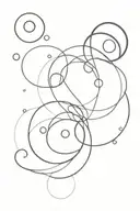 mac miller logo with circles tattoo design idea
