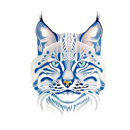 bobcat tattoo design idea