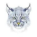 bobcat tattoo design idea