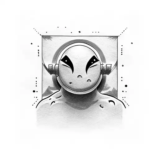 kid buu  tattoo design idea