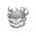 kid buu  tattoo design idea