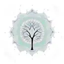 elder tree mandala  tattoo design idea