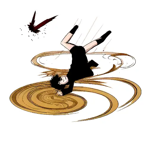 lucifer falling on a jupiter tattoo design idea