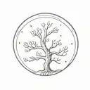 Tree of Knowledge tattoo design idea