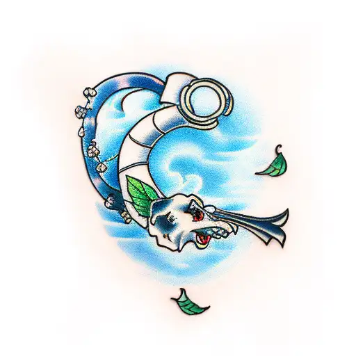 blueberry  tattoo design idea