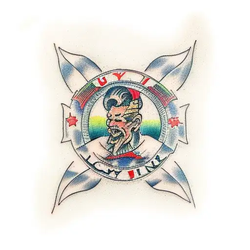 Lucky 16 tattoo design idea