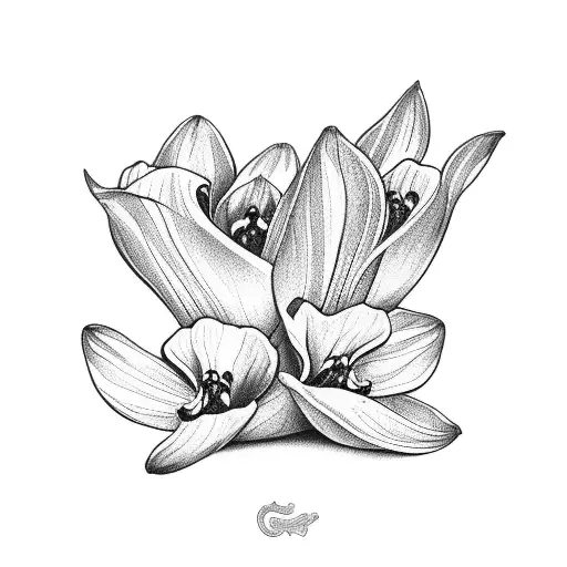  lady slippers  tattoo design idea