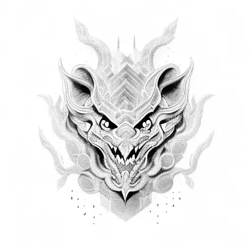 Chimera tattoo design idea