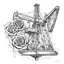oilfield Derrick Rose tattoo design idea