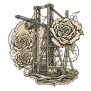 oilfield Derrick Rose tattoo design idea