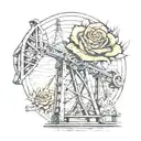 oilfield Derrick Rose tattoo design idea
