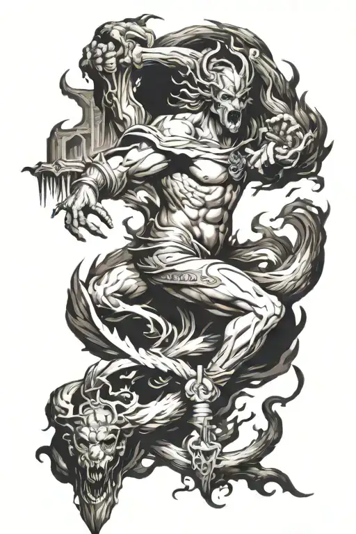 dante's inferno sleeve tattoo tattoo design idea