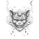 gangster cartoon  tattoo design idea