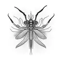 mantis tattoo design idea