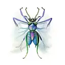 mantis tattoo design idea
