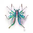 mantis tattoo design idea