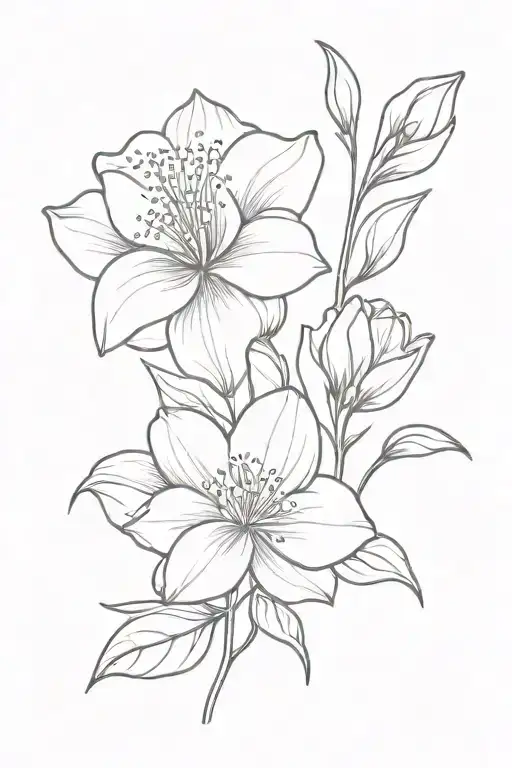 april and may birth flower bouquet tattoo tattoo design idea