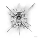 david va goliath tattoo design idea