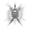 david va goliath tattoo design idea