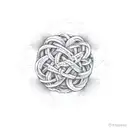 ball tangle of knots tattoo design idea