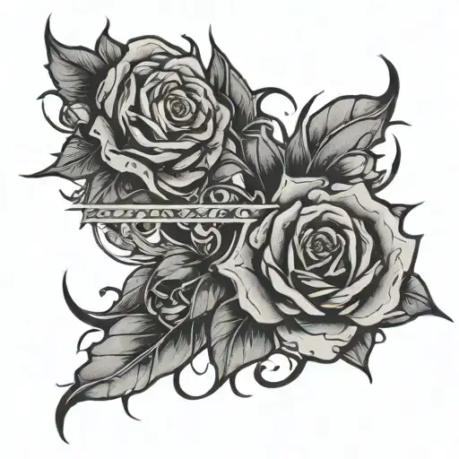 2 lines of scar cover up   tattoo design idea