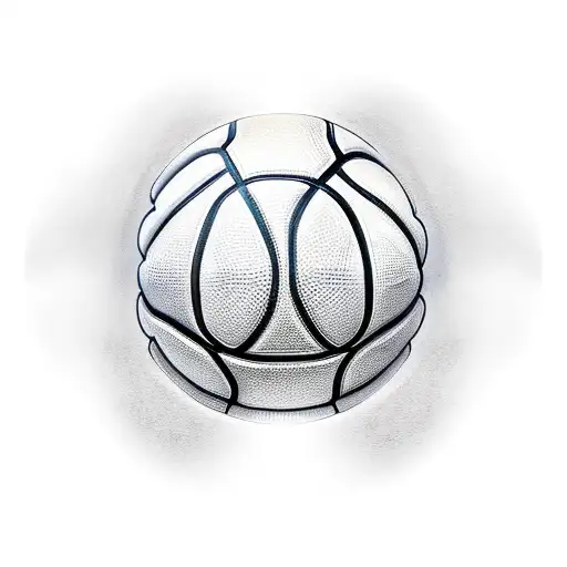  with basketball player in stadium  tattoo design idea