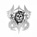 sons of anarchy with Kaiserslautern club tattoo design idea